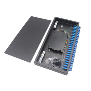 Panel de conexión de fibra óptica OTB de 19 pulgadas con 24 núcleos FMS LIU FOPP ODF 1U SC FC LC ST Caja de montaje en rack para uso FTTH - Product Image 2
