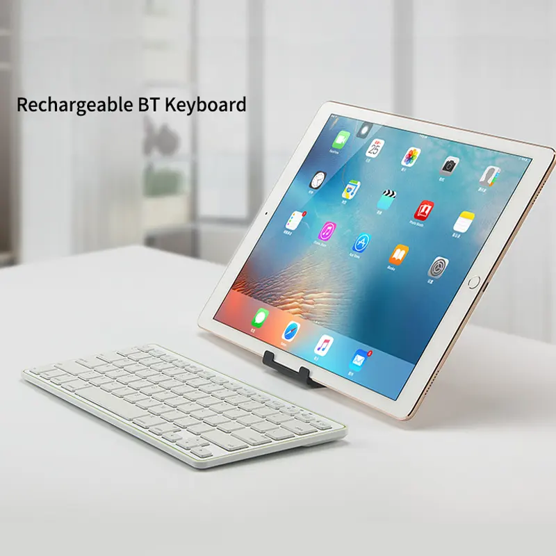 Teclado inalámbrico de una mano para ordenador de escritorio, ratón para iPad, tableta Android, teléfono, portátil, precio de fábrica