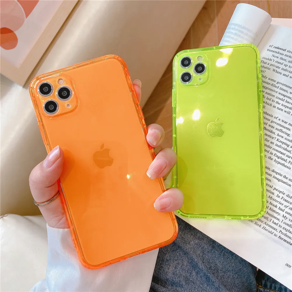 Casing TPU Lembut Kantung Udara Tahan Guncangan, Casing TPU Lunak Warna Permen untuk Redmi Note 10 Pro POCO M3 F3 X3