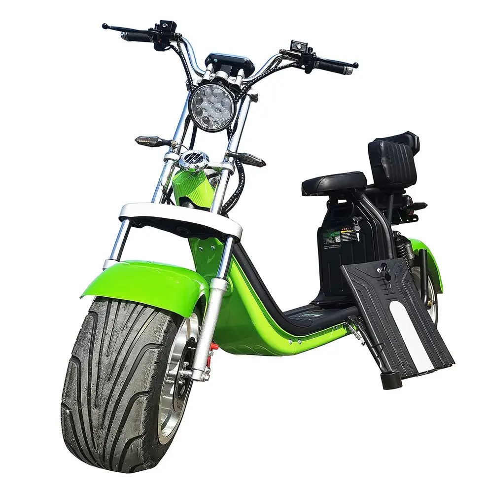 Yüksek kaliteli iki tekerlekli 30 km/h hız yetişkin mini küçük yarış e scooter 800 w elektrikli motosiklet