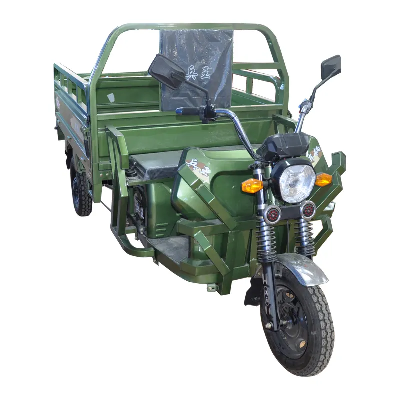 Triciclo eléctrico de 3 ruedas, triciclo de fábrica de China, entrega de carga, uso agrícola familiar