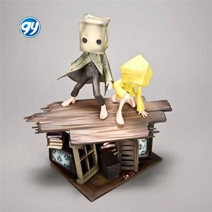 リトルナイトメア2ホラーアドベンチャーシーン箱入りフィギュア6とモノゲームコレクタブルモデル玩具アニメ像飾り - Product Image 2
