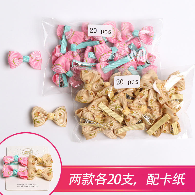 Ms2274 pink yellow flower hairpin