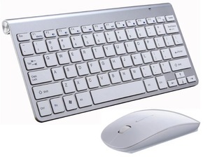 Teclado y ratón inalámbricos 2,4G, miniteclado portátil, conjunto combinado para notebook, portátil, mac, PC, ordenador de escritorio, TV inteligente - Product Image 6