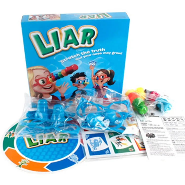 Обучающие игрушки популярный товар Забавный длинный нос Классическая лжевая настольная игра для детей игрушки