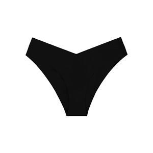 Logotipo personalizado Seamless Traceless No Show Ice Silk <span class=keywords><strong>V</strong></span> Shaped Tanga Calcinha Underwear Mulheres Sexy <span class=keywords><strong>G</strong></span>-<span class=keywords><strong>string</strong></span> Seamless Thong Confortável