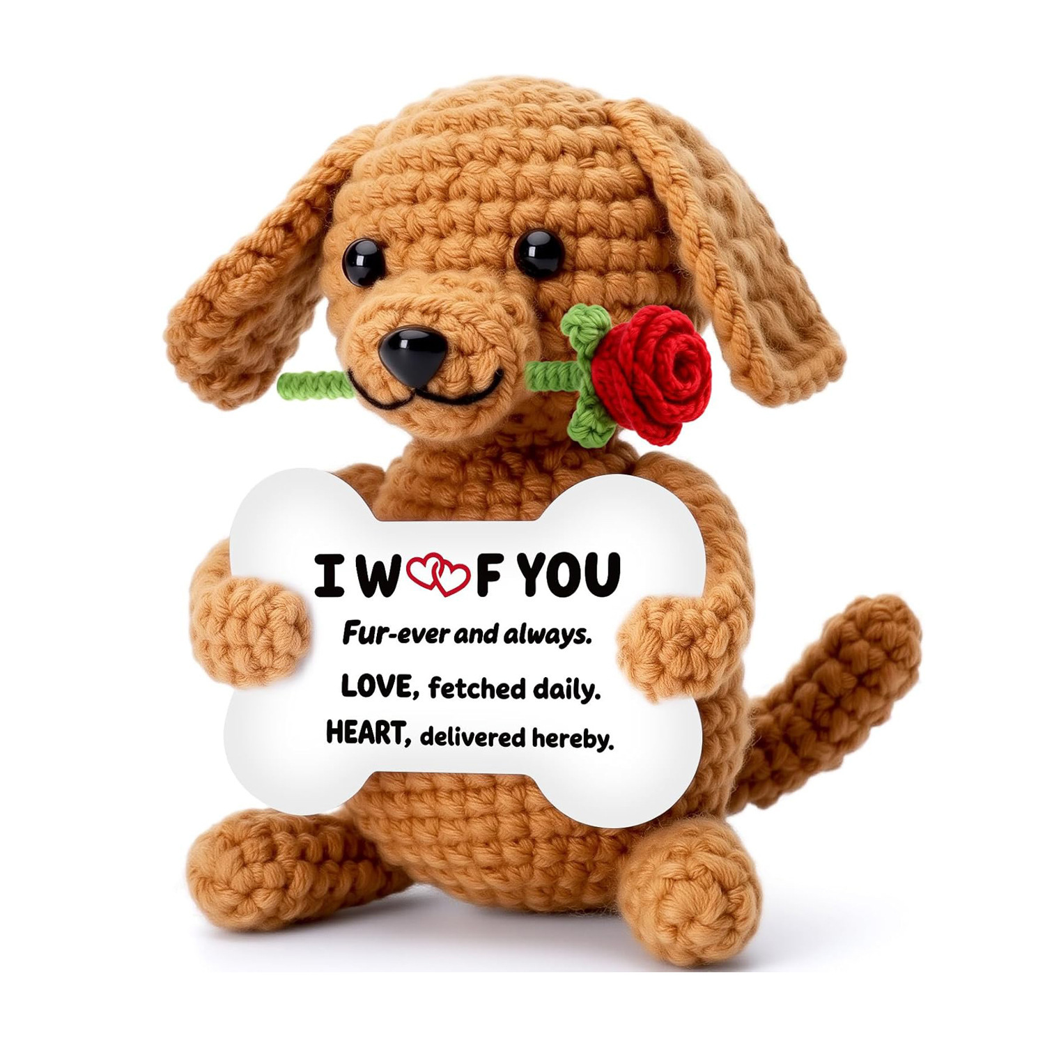 Brown Labrador-rose included