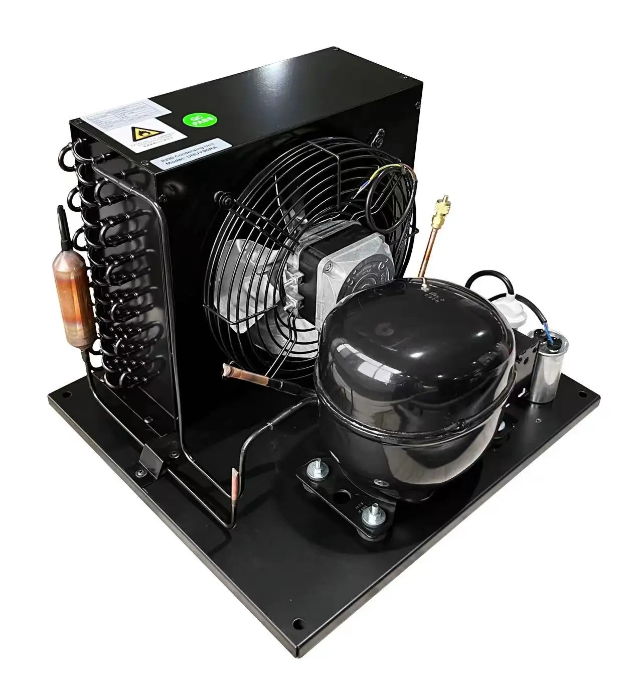 12VDC Mini compressore unità di condensazione Micro canale condensatore per uso domestico congelatore prezzo competitivo