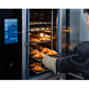 6/10 tepsiler profesyonel elektrikli paslanmaz çelik kombi buhar fırın pişirme ve pişirme fonksiyonları ile restoranlar için - Product Image 3