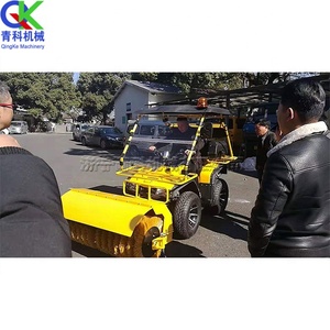 Motor de gasolina 1500cc 13hp, teto único botão de elevação, escova de neve, carro de remoção de neve - Product Image 4