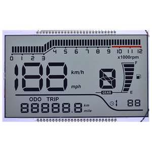 Display Lcd personalizzato Htn fstn Va schermo Lcd a 8 cifre 7 monocromatico segmento 8 - Product Image 5