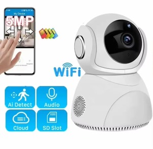 5MP kablosuz akıllı IP kamera WiFi kapalı açık güvenlik kamera gece görüş hareket algılama ile 2 yönlü ses - Product Image 1