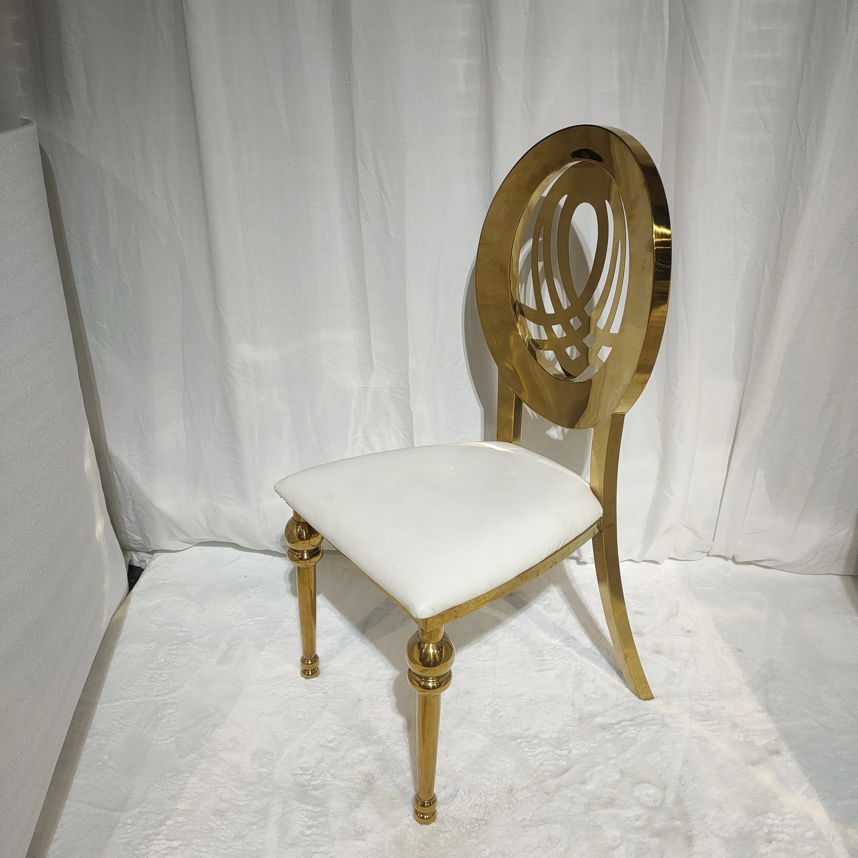 201 из нержавеющей стали обеденные стулья красочные Тиффани стулья на открытом воздухе пластиковые свадебные стулья