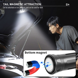 30W 8LED Multifunktions-Taschenlampe 1200Lumen Aluminium legierung Typ C Aufladen Wiederauf ladbare Outdoor Camping Magnet LED Taschenlampe - Product Image 5