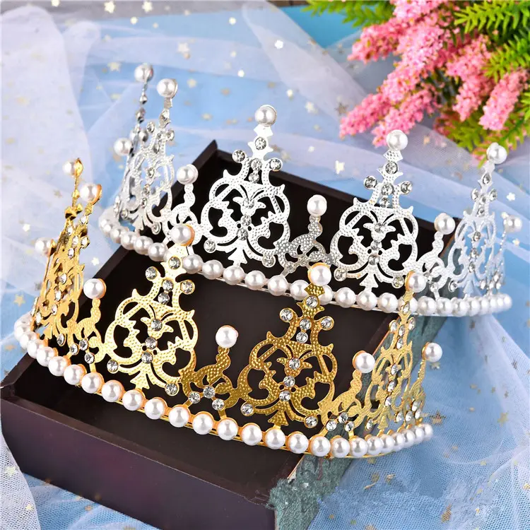 Ornamento all'ingrosso Cake Topper Tiara di compleanno di san valentino decorazione corona forniture per feste