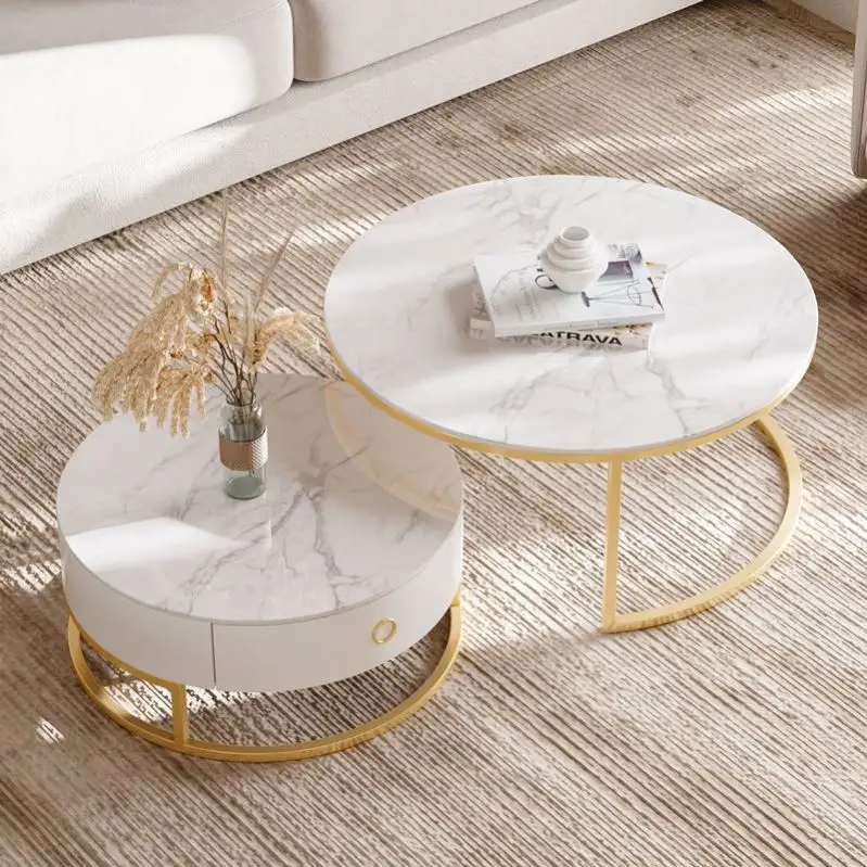Gran oferta, mesas de centro con forma de tronco de árbol Irregular, mesas de centro de acero inoxidable dorado, mesas de té ligeras de estilo de lujo
