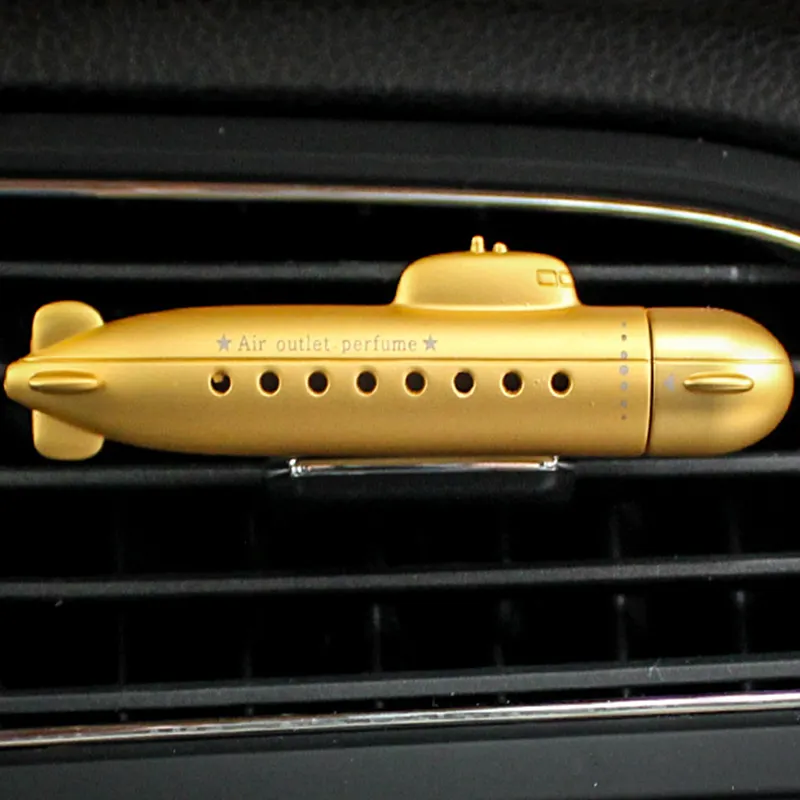 面白いデザインの潜水艦の形の車の香水エアコンプラグイン芳香剤