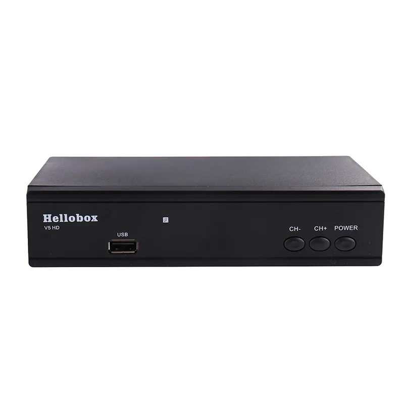 Receptor de TV por satélite Hellobox V5 HD DVBS2 1080P DVB S2 set top box apoyo CCCAM de VU DVBS2 hellobox 6 hellobox 8
