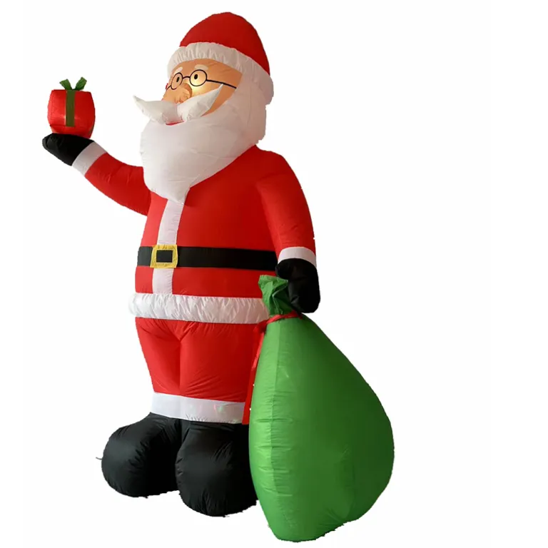 Figuras inflables de super mario, santa, Navidad, Mario, dibujos animados para decoración de patios