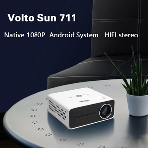 Proyector Android HD 4K de alta calidad a la moda con lente de enfoque automático Android 11,0 OS 200 lúmenes Internet y altavoz incorporados - Product Image 2