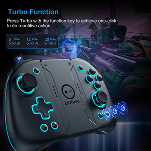 Ye KS47 BT Wireless <strong>Controller</strong> Gamepad <strong>Remote</strong> Control <strong>Controller</strong> With Turbo Function Game <strong>Programmable</strong> Mapping for Switch - Product Image 6