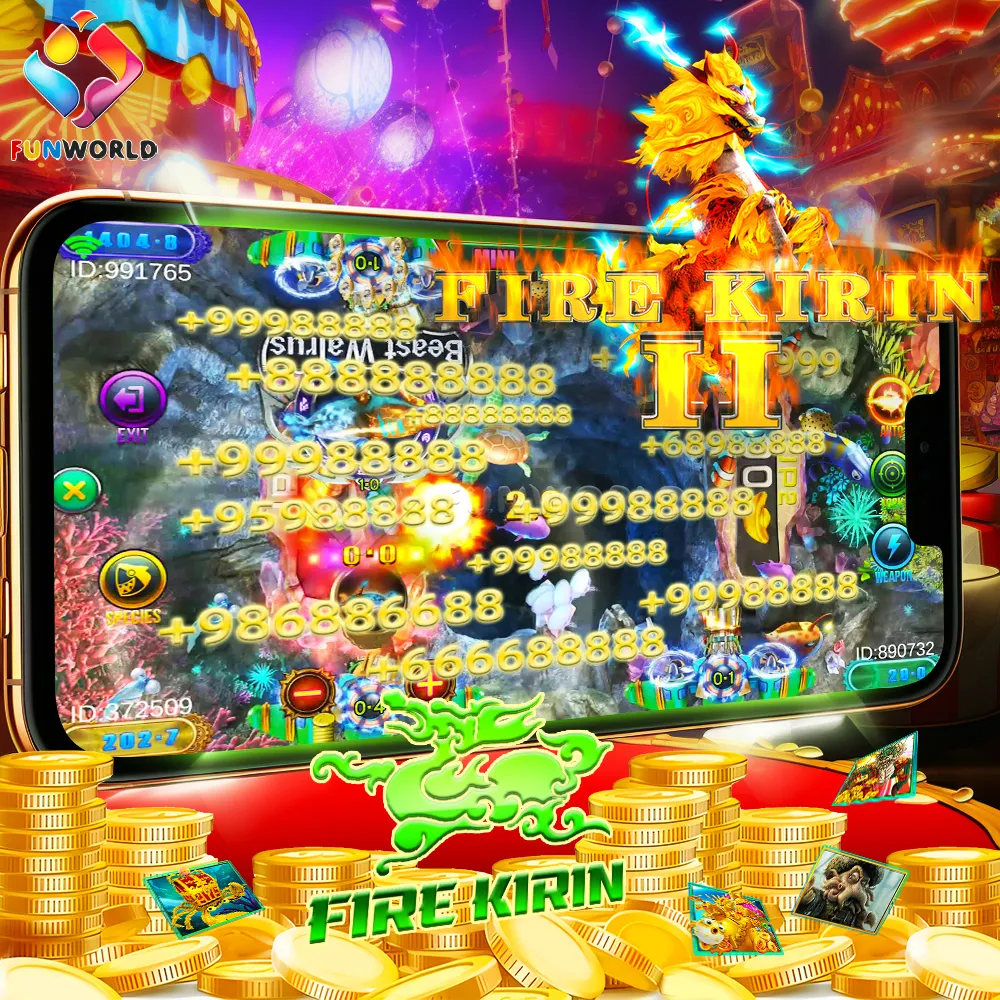 Super Fishing Dragon Online Aplicación de software de pesca Virtual Móvil Fire Kirin Aplicación de juego de peces en línea