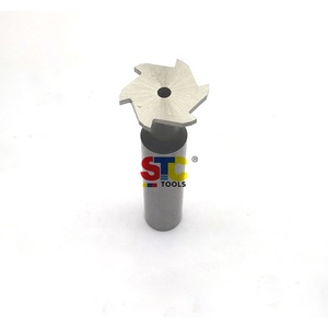 HSSカーバイドT型フライス加工アルミニウム銅プロファイル溝入れTスロットカッター - Product Image 3