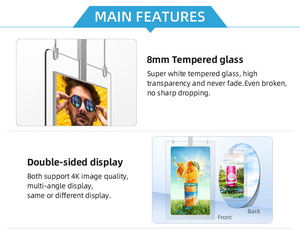 HDFocus Android сетевая рекламная машина настенный ЖК-дисплей для розничной торговли цифровыми вывесками IP65 напольная подставка для образования использования - Product Image 4