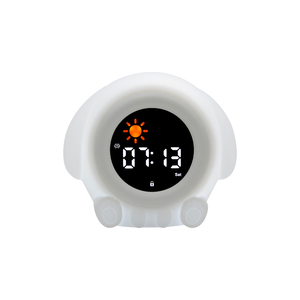 Cartoon Emoticon LED <strong>Display</strong> Digital Student Alarm Clock with Touch <strong>Sensor</strong> Lamp 2 Alarm Modes Nap Snooze <strong>Timer</strong> and White Noise - Product Image 4