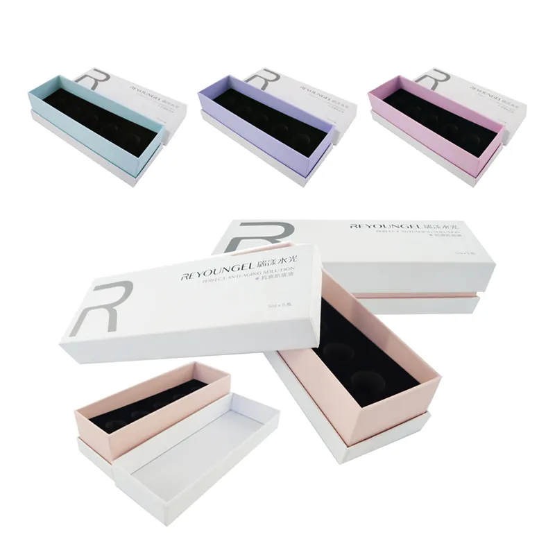 Embalaje de marca famosa, caja de embalaje rígida para joyería