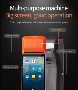 Terminal Pos H5 portátil, máquina de cajero móvil Android con pago Nfc, barato - Product Image 6