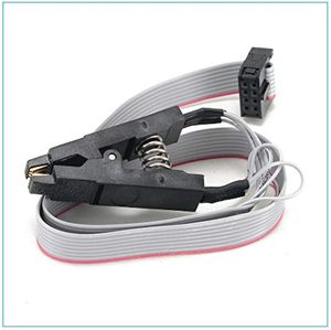 AIsmartlink Flash 1,8 V Adaptador + SOP8 SOIC8 a DIP8 Adaptador Convertidor de enchufe EEPROM Flash BIOS Programador USB + SOIC8 SOP8 Clip de prueba