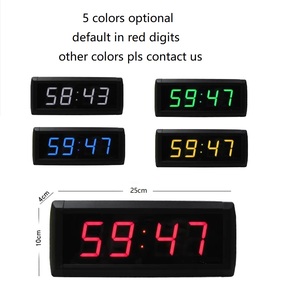 Design moderno multifunzionale 4 cifre 1.8 pollici conto alla rovescia orologio singolo lato 7 segmento Display digitale LED coutup Timer - Product Image 6