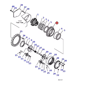 Phụ tùng máy xúc 207-27-71311 ổ đĩa cuối cùng Hub cho máy xúc PC270-7/pc270-8/pc300-7/pc300-8/pc350-7/pc350-8/pc360-7 - Product Image 1