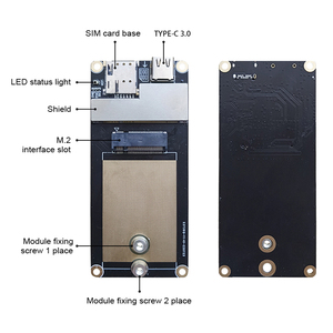 M.2至USB 3.0 Type-C适配器，带sim卡插槽，用于4G 5g模块 - Product Image 3