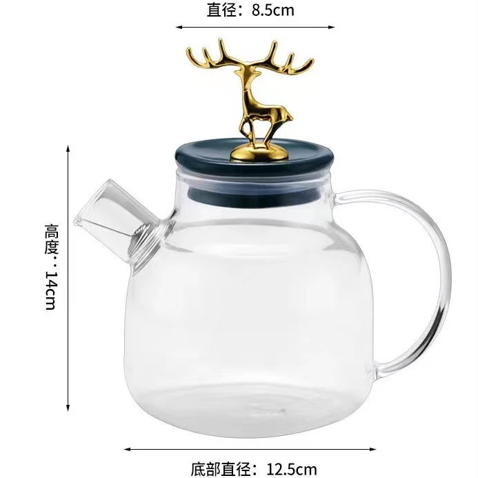1.2L Single Glass Jar with Donkey Lid