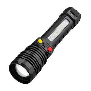 JF应急灯手电筒强力手电筒充电式发光二极管安全手电筒手电筒 - Product Image 1