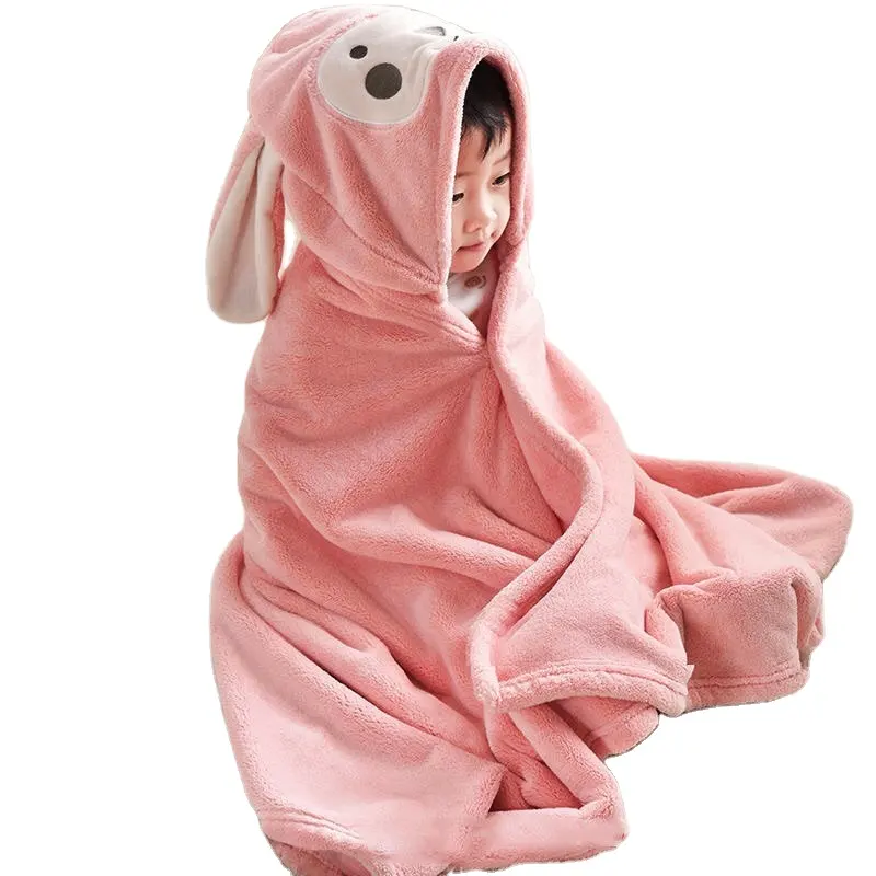 2023 lustiges Design Kinder heiß Großhandel Kapuze Baumwolle Poncho Handtuch für Kinder