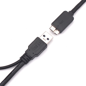 สายดาต้าฮาร์ดดิสก์ Usb 3.0,สาย USB 2.0ตัวผู้ไปยัง Micro B สำหรับ Seagate Western Digital Samsung - Product Image 2