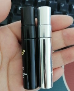 3ml <strong>5ml</strong> 10ml Wholesale Cylinder Electroplated Gold Silver Spray Atomizer Bottle Glass <strong>Perfume</strong> Bottle with Uv Plated Cap - Product Image 4