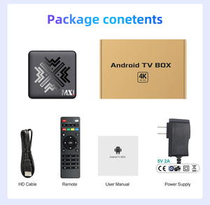 2023 en ucuz MX1 4k Android 10 set-top box 1GB 8GB 4K HD oyuncu Android 10.0 TV kutusu akıllı IPTV S905w rk322.4 MX1 G wifi - Product Image 6
