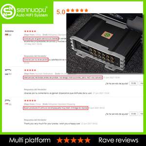 Sennuopu-amplificador DSP para coche, procesador de sonido Digital de 8 canales con amplificador de Audio de 4 canales - Product Image 5