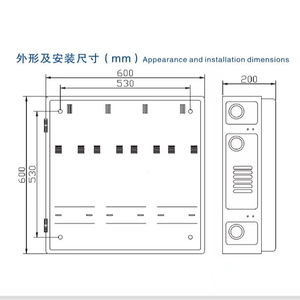 Electrical Metal Junction <strong>Box</strong> Square Conduit <strong>Box</strong> Power Automatic Conversion <strong>Switch</strong> Distribution <strong>Box</strong> - Product Image 4