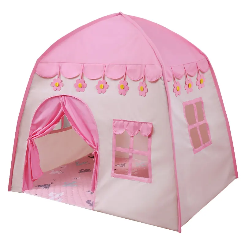 Princess Tent Girls Large Playhouse Kids Castle Play Tent Toy for Children Indoor and Outdoor Games Baby Play Tent
