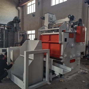Delong Q3210 Electric Track Automatic <strong>Loading</strong> <strong>Unloading</strong> Shot Blasting Machine New Condition Abrator Steel Shot Motors PLC - Product Image 3