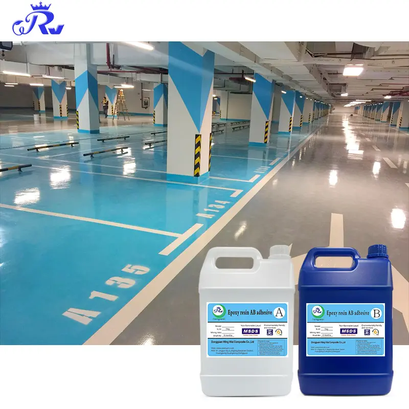 Großhandel wasserdicht Metallic Epoxy Bodenbelag & Beschichtung system Kit Epoxy Boden beschichtung Garage Epoxy Boden Garage Outdoor