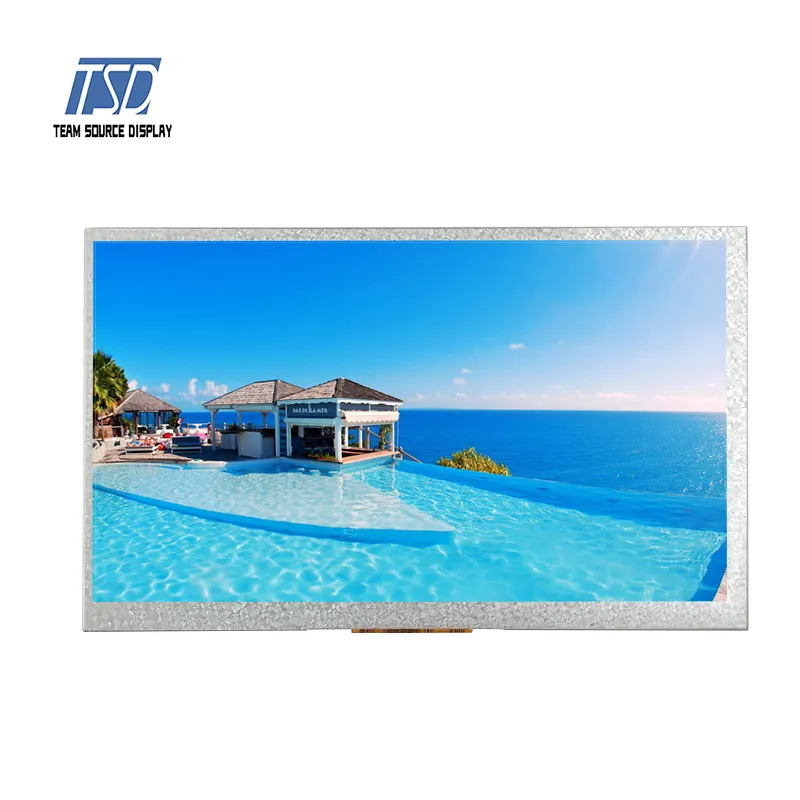 800x480 해상도 7 인치 tft lcd 디스플레이 HD-MI 보드 백라이트 조정