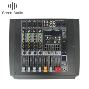 Mezclador de audio para el hogar, consola de mezcla de 4 canales con 256 efectos DSP, 48V, Phantom party, mezclador de karaoke - Product Image 3