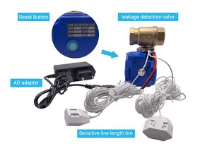 Válvula de cierre de fugas de agua automática DN25 (1 pulgada) y sistema de línea de detección-antifugas, alta precisión, protección del hogar - Product Image 5