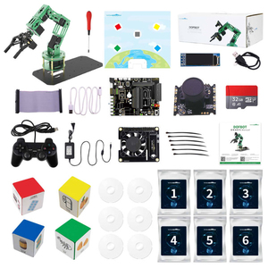 Dofbot Ai Vision robotik kol Ros Python programlama ile son moda ahududu Pi için 4B 8Gb/4Gb paketlenmiş setleri